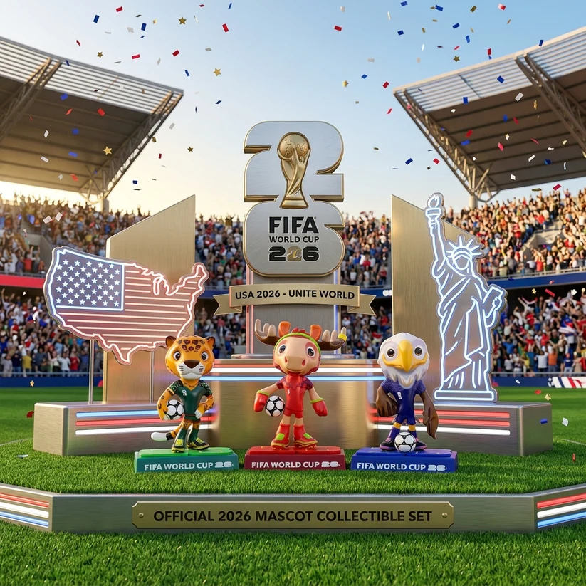 2026 World Cup Mascot Collectible Figures